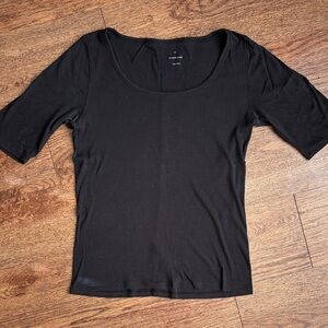 Black 3/4 Sleeve Top